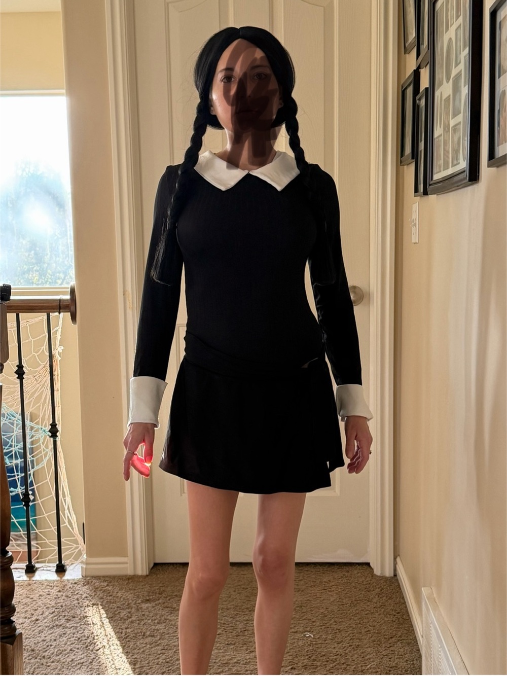 NWOT Wednesday Adams costume for Halloween